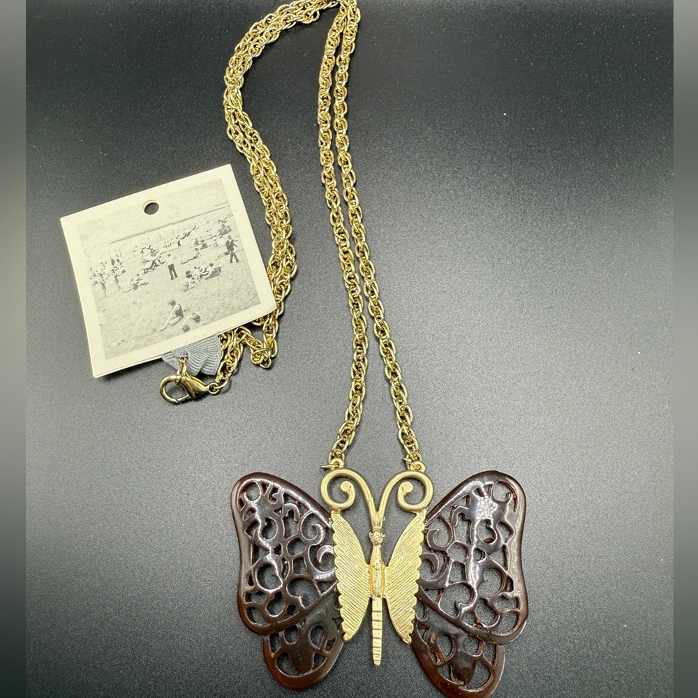 ANTHROPOLOGIE - Butterfly Necklace